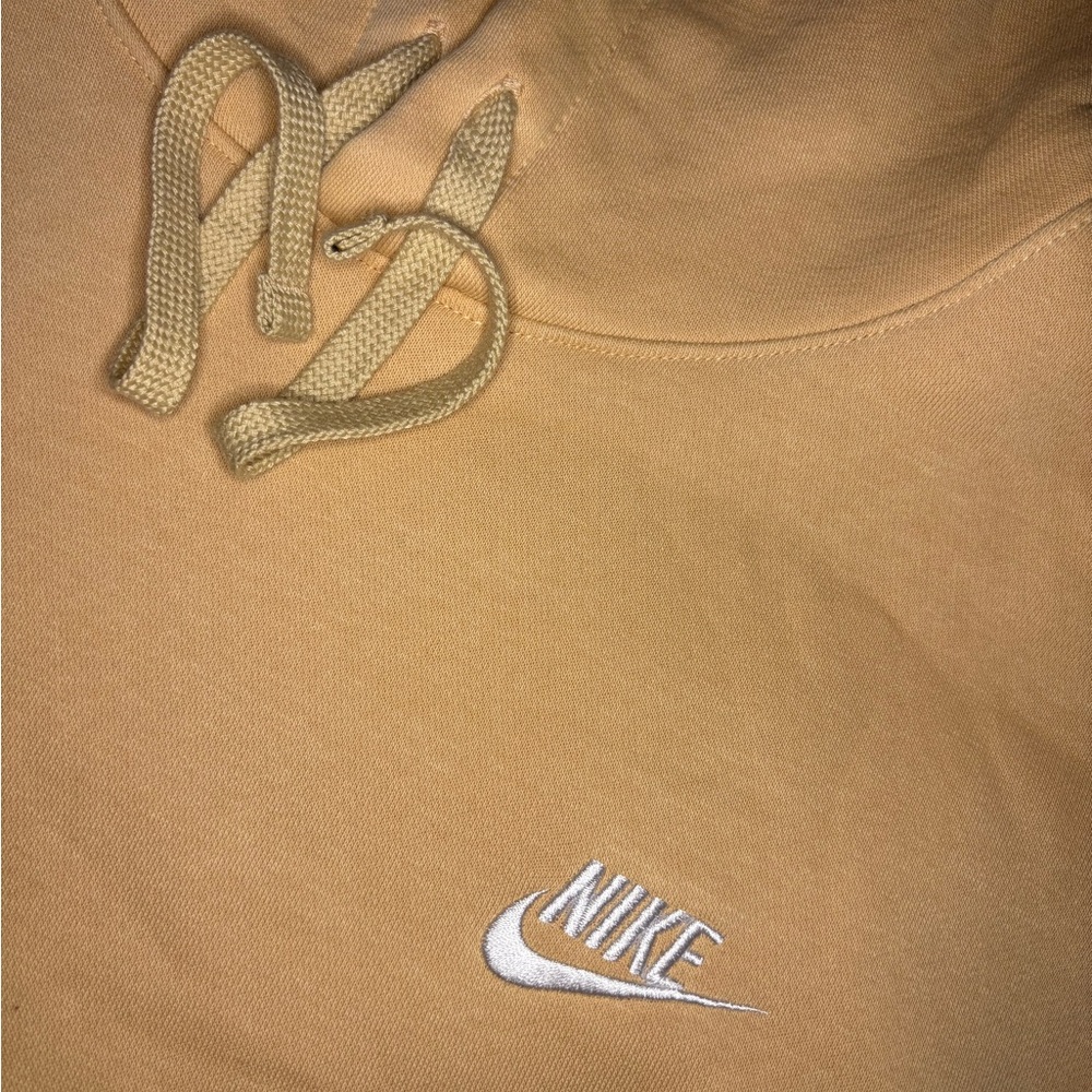Nike Beige Sweatshirt with White Logo